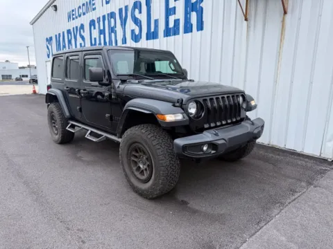 Black 2023 Jeep Wrangler Willys for sale in Saint Marys, OH