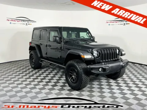 Black 2023 Jeep Wrangler Willys for sale in Saint Marys, OH