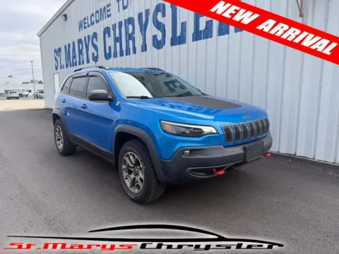 Blue 2020 Jeep Cherokee Trailhawk for sale in Saint Marys, OH