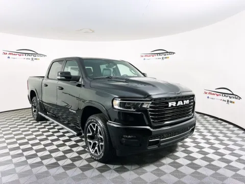 Black 2025 Ram 1500 Laramie for sale in Saint Marys, OH