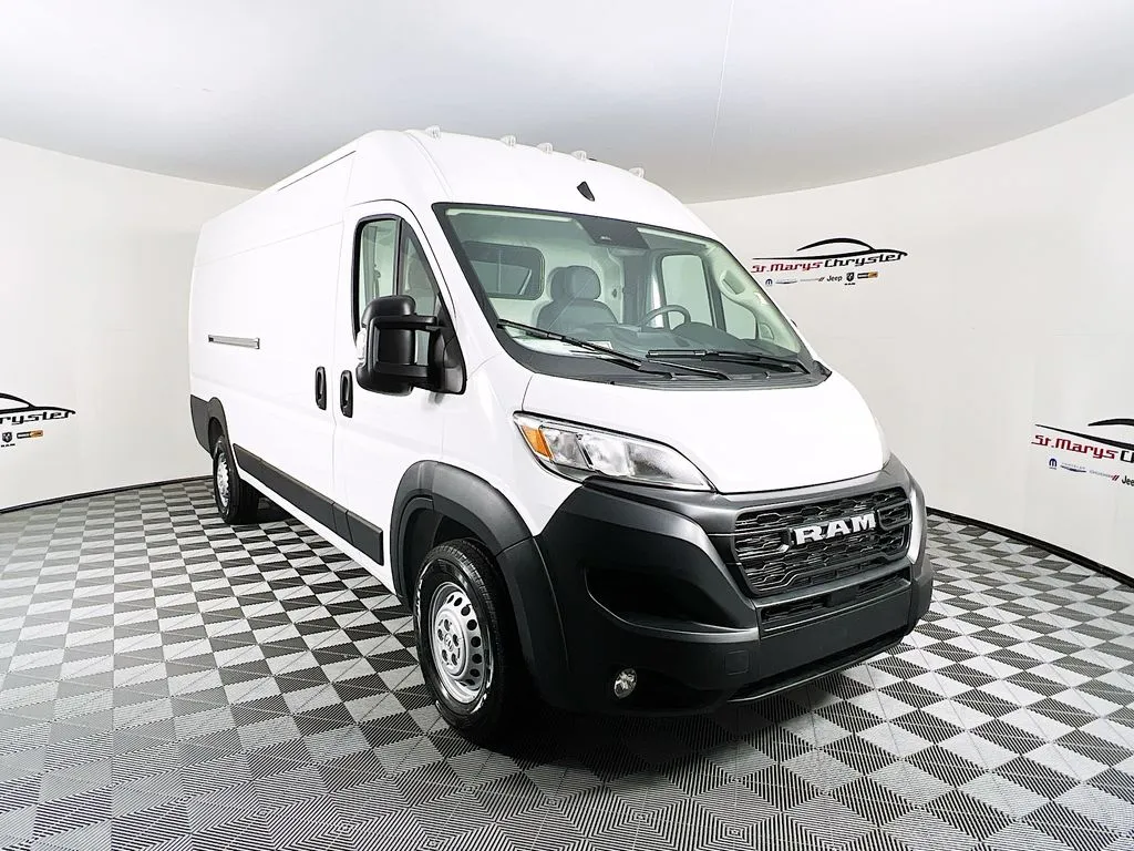 White 2025 Ram ProMaster 3500 High Roof for sale in Saint Marys, OH
