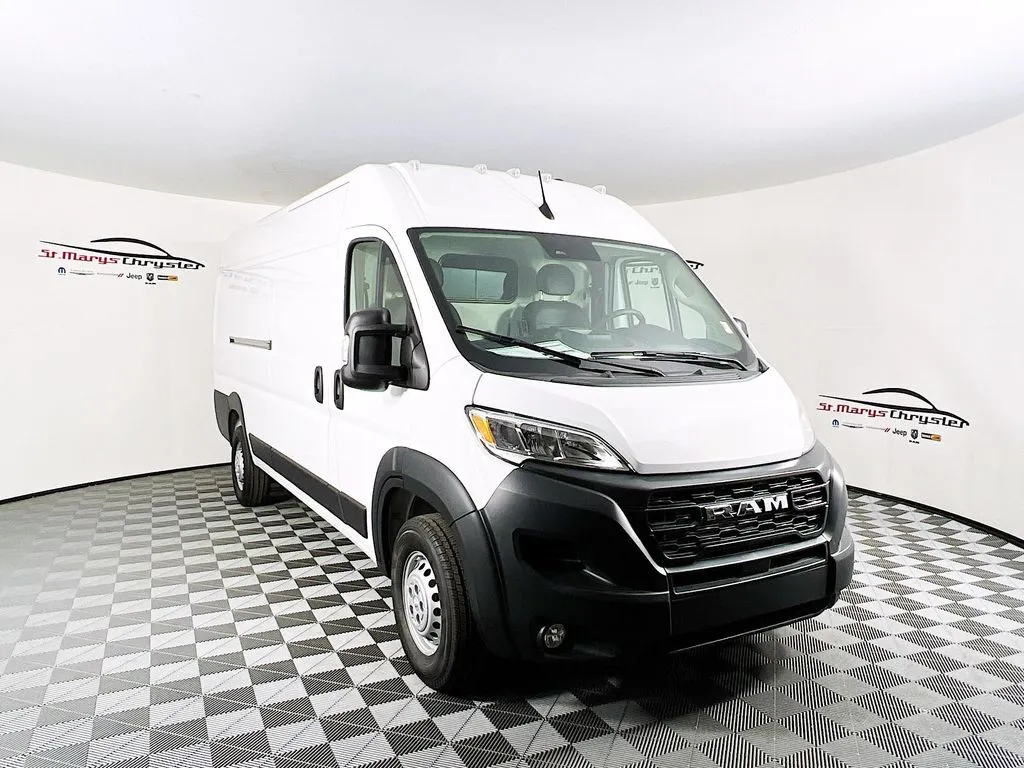 White 2025 Ram ProMaster 3500 High Roof for sale in Saint Marys, OH