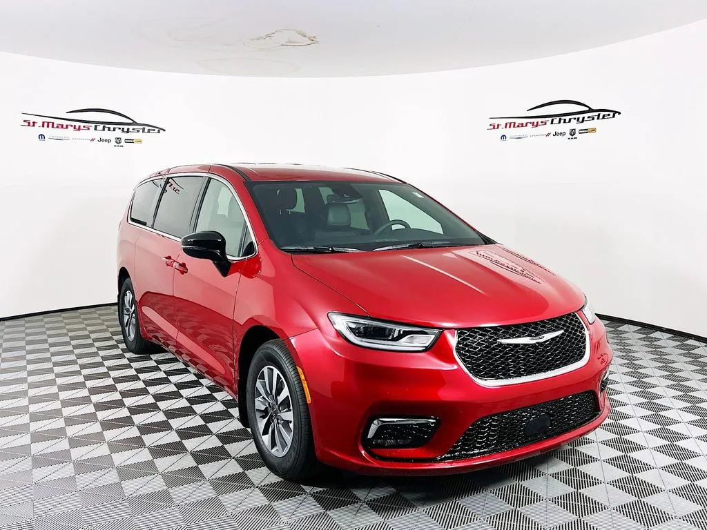 Red 2025 Chrysler Pacifica Hybrid Select for sale in Saint Marys, OH