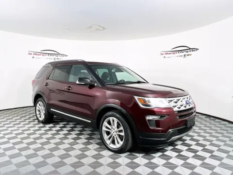 Red 2018 Ford Explorer XLT for sale in Saint Marys, OH