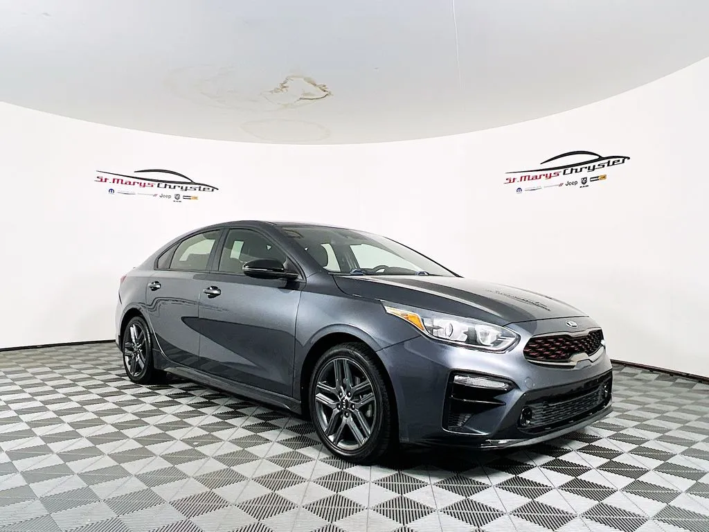Used 2021 Kia Forte GT-Line with VIN 3KPF34AD6ME263956 for sale in Saint Marys, OH