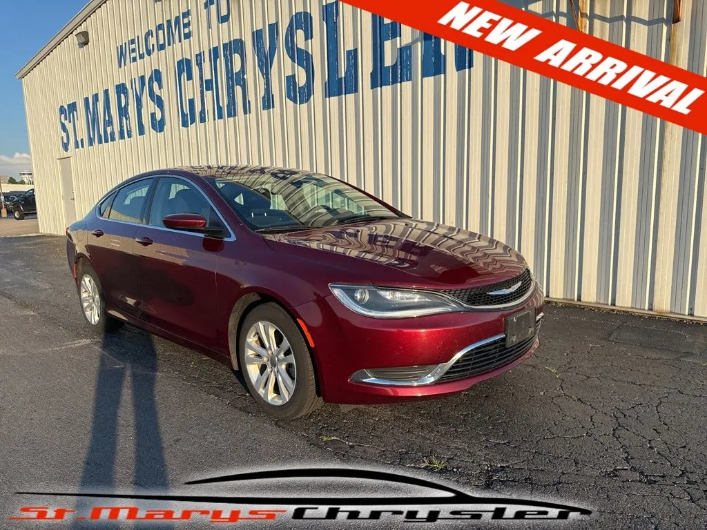 Red 2016 Chrysler 200 Limited for sale in Saint Marys, OH