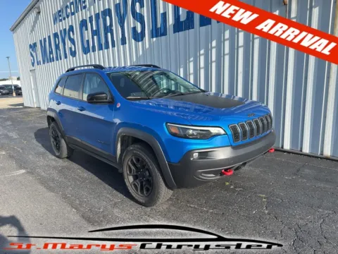 Blue 2022 Jeep Cherokee Trailhawk for sale in Saint Marys, OH