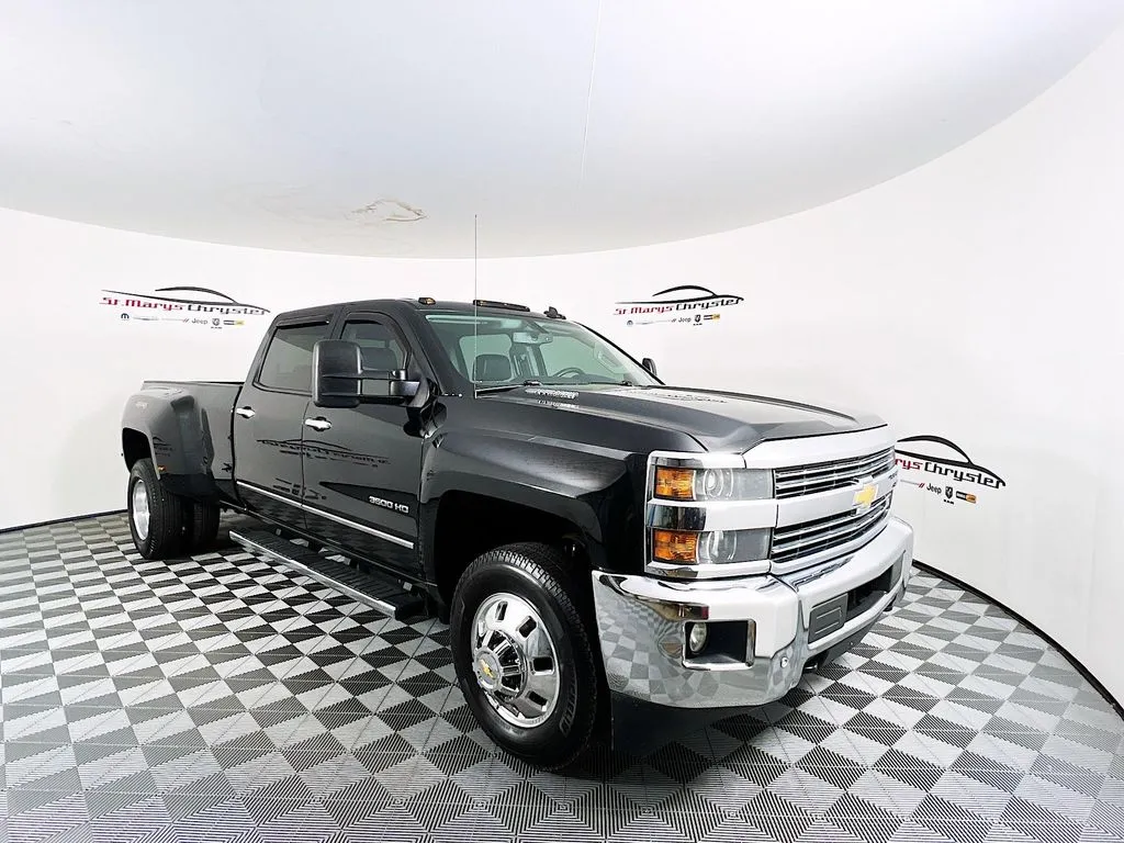Black 2015 Chevrolet Silverado 3500HD LTZ for sale in Saint Marys, OH
