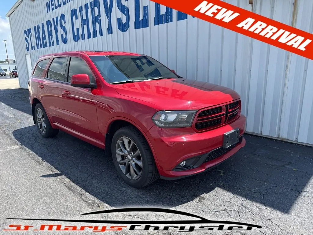 Red 2015 Dodge Durango SXT for sale in Saint Marys, OH