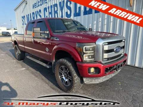 Red 2016 Ford F-350SD Platinum for sale in Saint Marys, OH