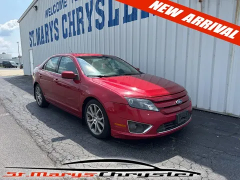 Red 2010 Ford Fusion SE for sale in Saint Marys, OH