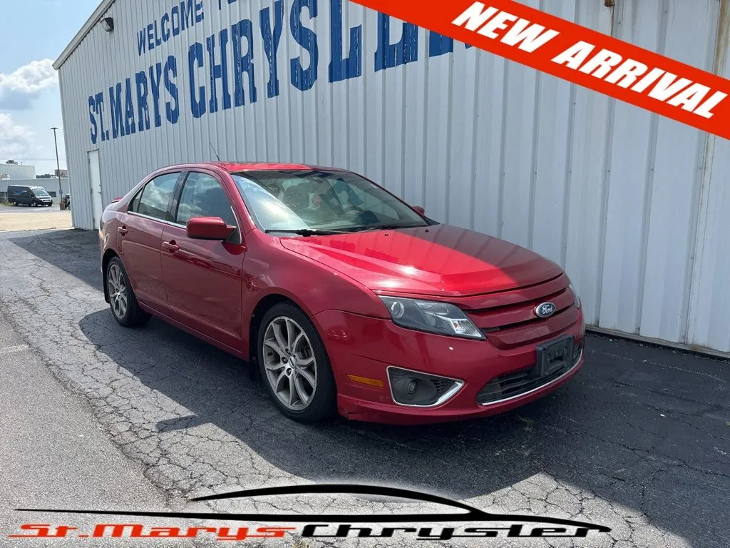Red 2010 Ford Fusion SE for sale in Saint Marys, OH