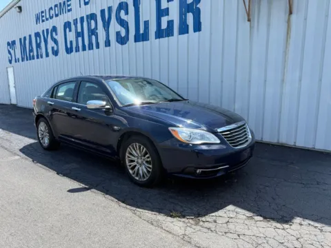 Blue 2013 Chrysler 200 Limited for sale in Saint Marys, OH