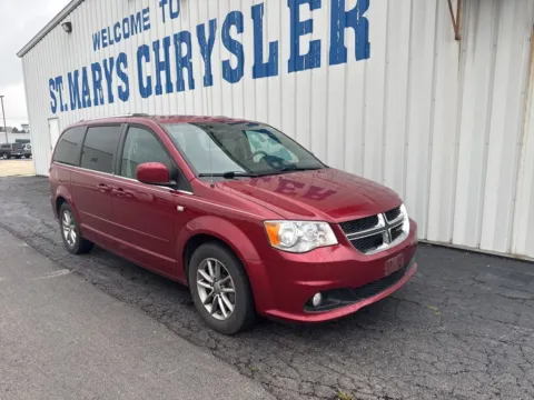 Red 2014 Dodge Grand Caravan SXT for sale in Saint Marys, OH