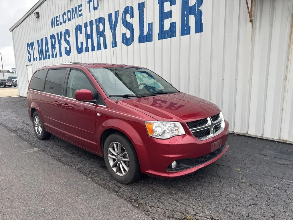 Red 2014 Dodge Grand Caravan SXT for sale in Saint Marys, OH