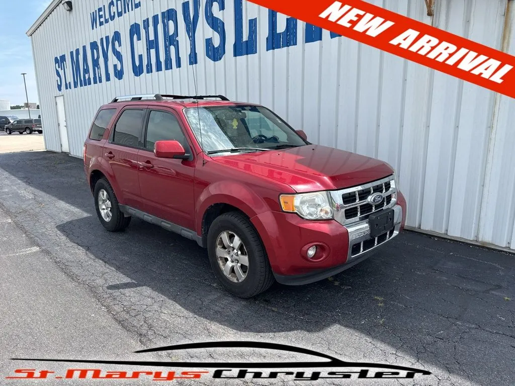 Red 2010 Ford Escape Limited for sale in Saint Marys, OH