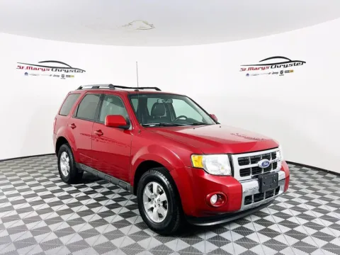 Red 2010 Ford Escape Limited for sale in Saint Marys, OH