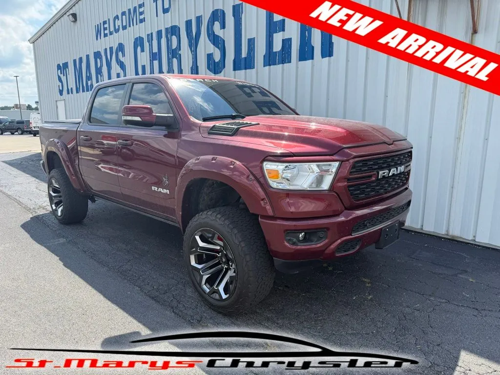 Red 2022 Ram 1500 Big Horn/Lone Star for sale in Saint Marys, OH