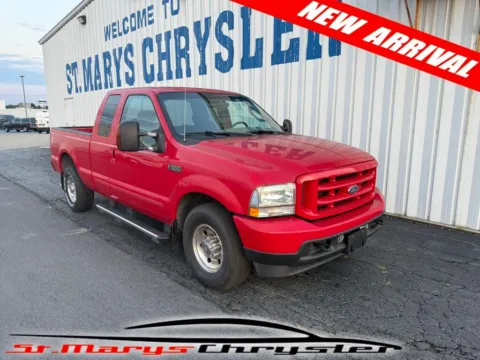 Red 2004 Ford F-250SD XLT for sale in Saint Marys, OH