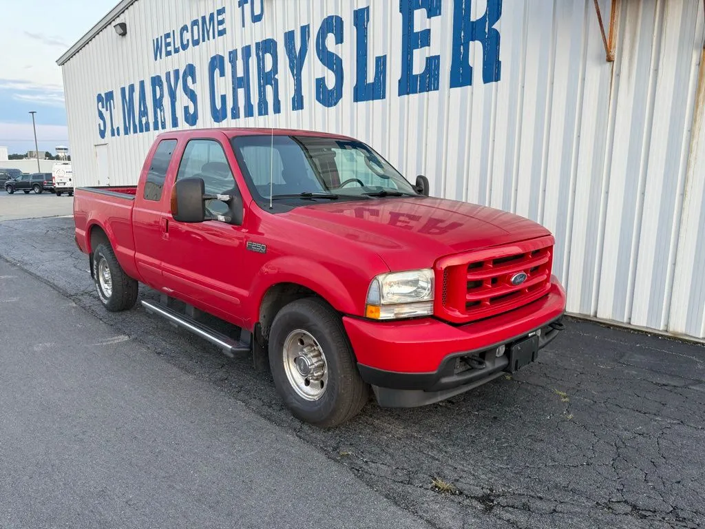 Used 2004 Ford F-250 Super Duty XLT with VIN 1FTNX20L24ED07329 for sale in Saint Marys, OH