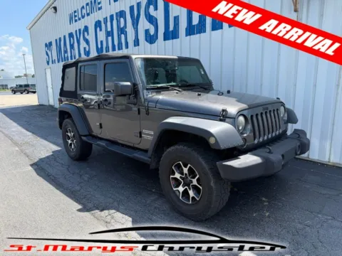 Gray 2017 Jeep Wrangler Unlimited Sport for sale in Saint Marys, OH