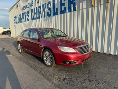Red 2012 Chrysler 200 Limited for sale in Saint Marys, OH