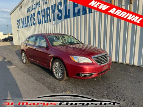 Red 2012 Chrysler 200 Limited for sale in Saint Marys, OH