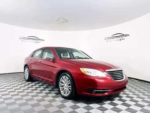 Red 2012 Chrysler 200 Limited for sale in Saint Marys, OH