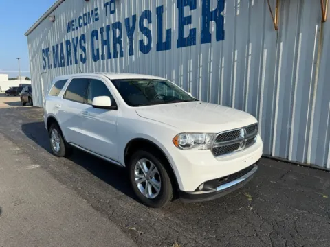 White 2013 Dodge Durango SXT for sale in Saint Marys, OH