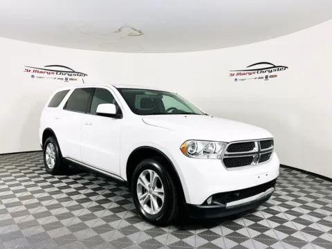 White 2013 Dodge Durango SXT for sale in Saint Marys, OH