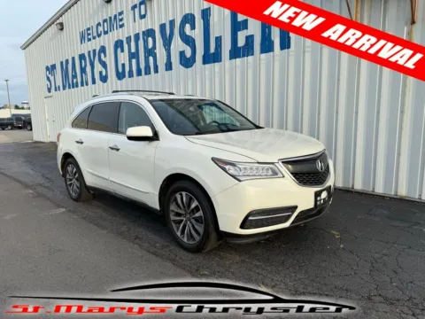 White 2016 Acura MDX 3.5L for sale in Saint Marys, OH
