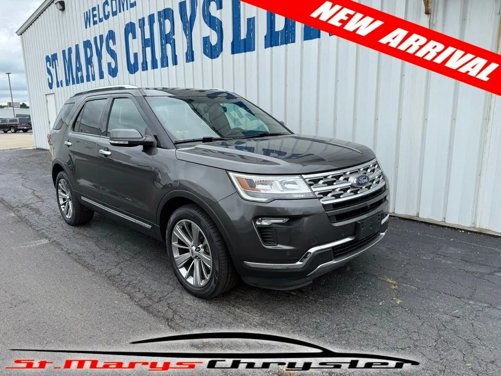 Gray 2018 Ford Explorer Limited for sale in Saint Marys, OH