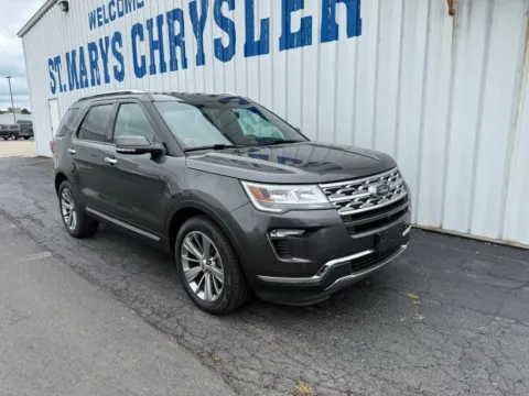 Gray 2018 Ford Explorer Limited for sale in Saint Marys, OH