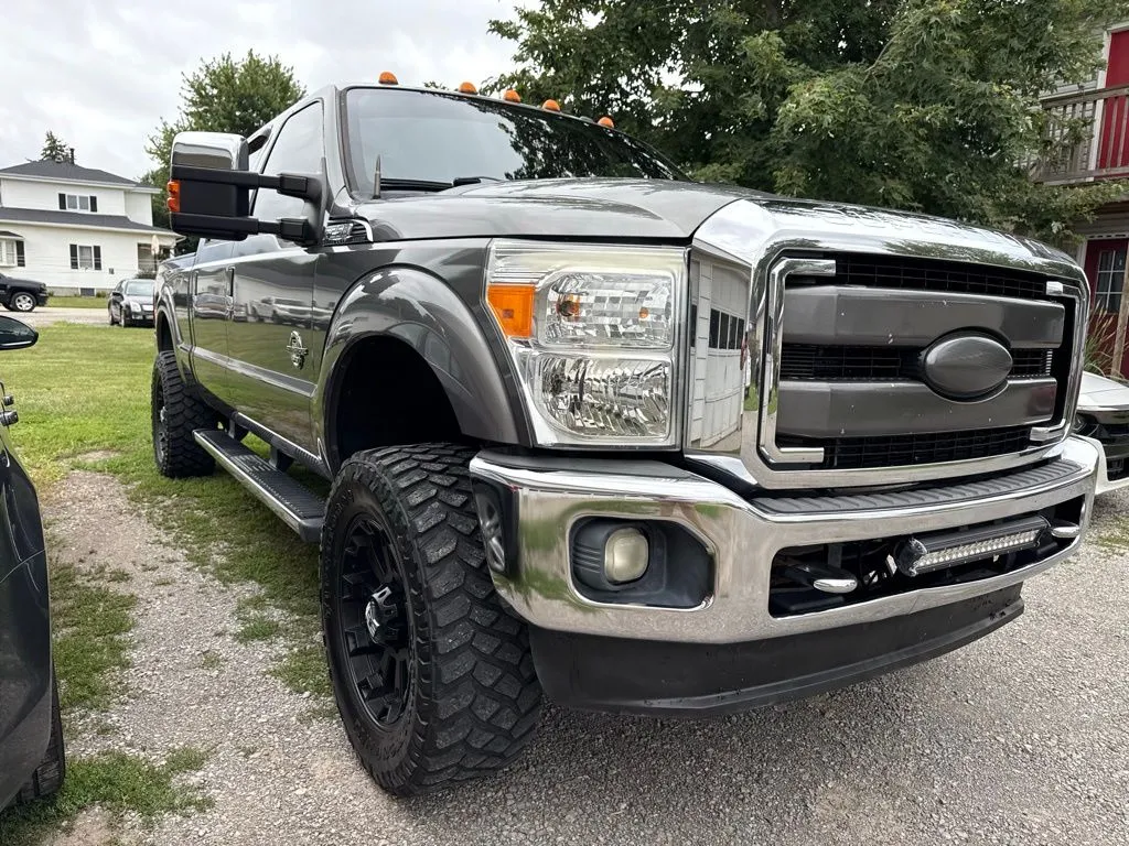Gray 2011 Ford F-250SD Lariat for sale in Saint Marys, OH