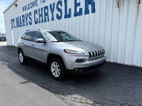 Silver 2014 Jeep Cherokee Latitude for sale in Saint Marys, OH