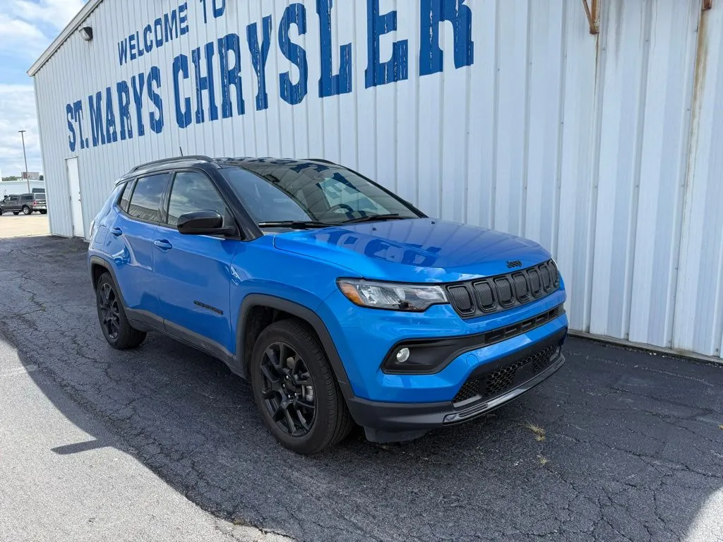 Blue 2022 Jeep Compass Altitude for sale in Saint Marys, OH
