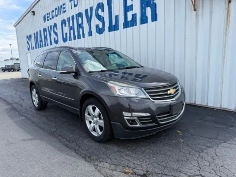 Gray 2016 Chevrolet Traverse LTZ for sale in Saint Marys, OH