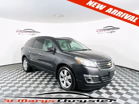Gray 2016 Chevrolet Traverse LTZ for sale in Saint Marys, OH