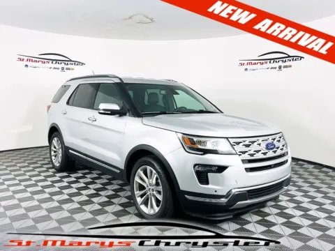 Silver 2018 Ford Explorer Limited for sale in Saint Marys, OH