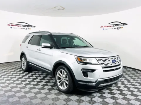 Silver 2018 Ford Explorer Limited for sale in Saint Marys, OH