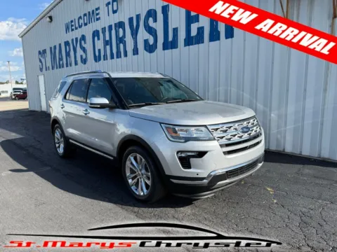 Silver 2018 Ford Explorer Limited for sale in Saint Marys, OH