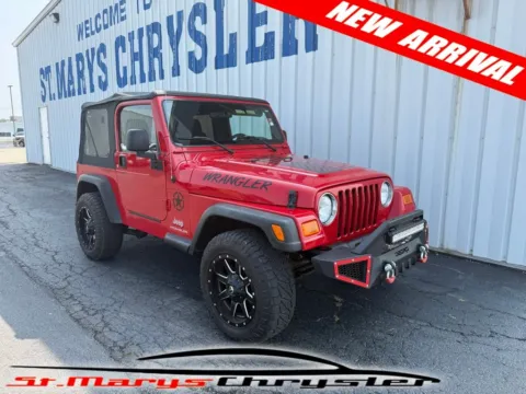 Red 2004 Jeep Wrangler X for sale in Saint Marys, OH