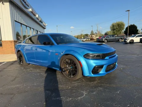 Blue 2023 Dodge Charger R/T Scat Pack Widebody for sale in Saint Marys, OH