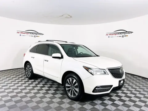 White 2016 Acura MDX 3.5L for sale in Saint Marys, OH
