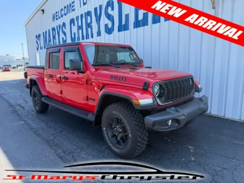 Red 2024 Jeep Gladiator Willys for sale in Saint Marys, OH