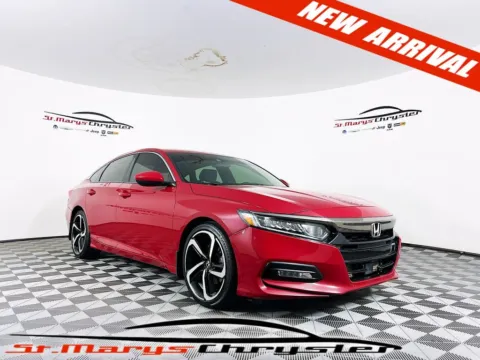 Red 2019 Honda Accord Sport 2.0T for sale in Saint Marys, OH