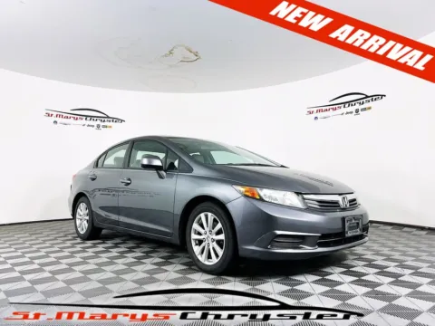 Gray 2012 Honda Civic EX-L for sale in Saint Marys, OH