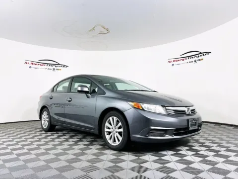 Gray 2012 Honda Civic EX-L for sale in Saint Marys, OH