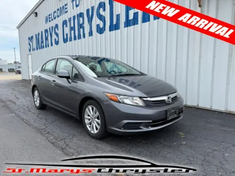 Gray 2012 Honda Civic EX-L for sale in Saint Marys, OH