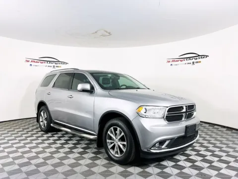 Silver 2015 Dodge Durango Limited for sale in Saint Marys, OH